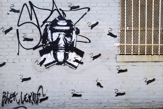 Street Brooklyn arte The Collective Bushwick Blek Le Rat - Currystrumpet