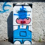 La street art di Pao a Milano quartiere Isola: Pao - Hello Spank
